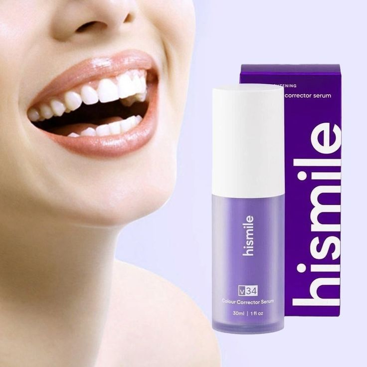 HiSmile V34 Purple Toothpaste. Instant Whitening & Stain Concealing