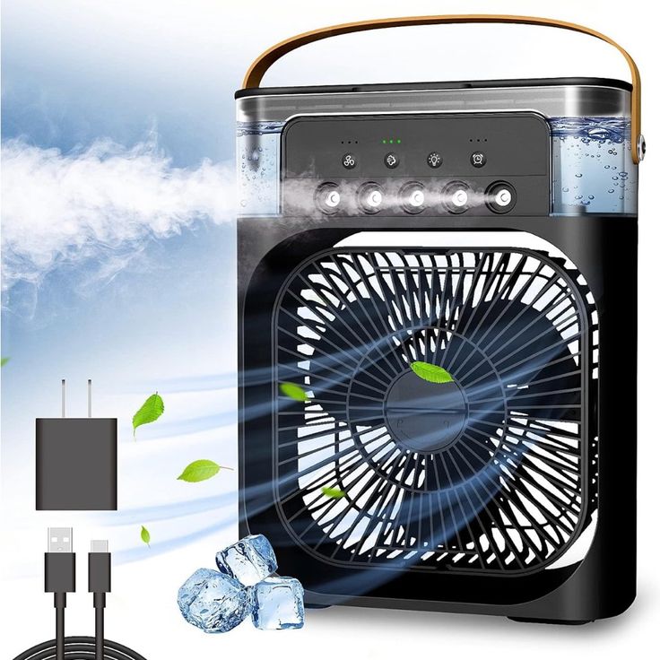 3-in-1 Portable USB Air Cooler Fan