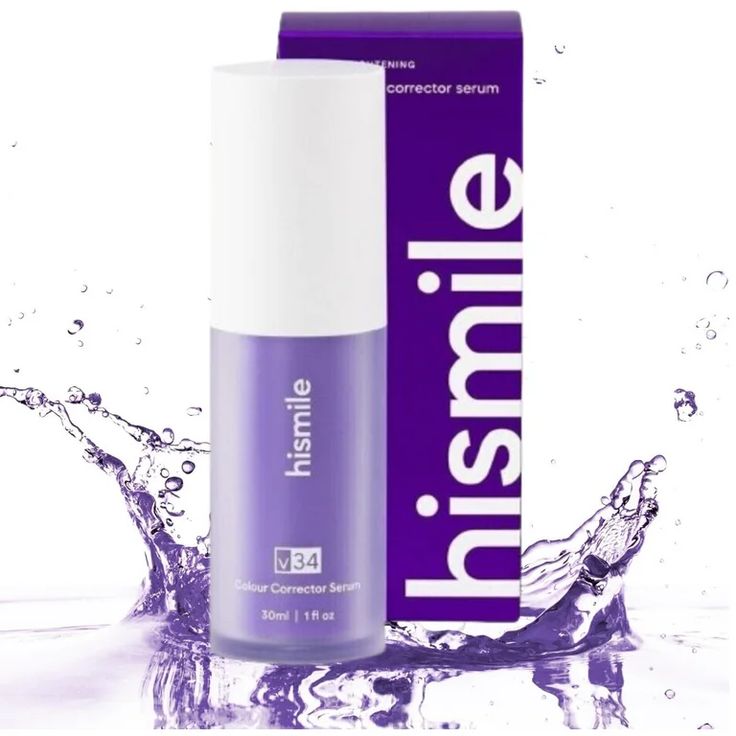 HiSmile V34 Purple Toothpaste. Instant Whitening & Stain Concealing