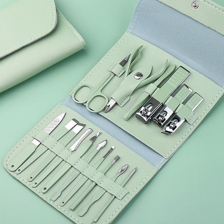 16 in 1 Nail Cutter Set Stainless Steel Nail Clippers...