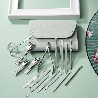 16 in 1 Nail Cutter Set Stainless Steel Nail Clippers...